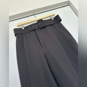Zara Trousers with Belt in Black